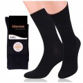 Skarpetki Męskie z Wełny Merynosów Steven Merino Wool Czarne