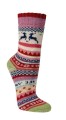 Skarpetki Wełniane SOCKS 4 FUN Kolorowe Ciepłe czerwone.jpg