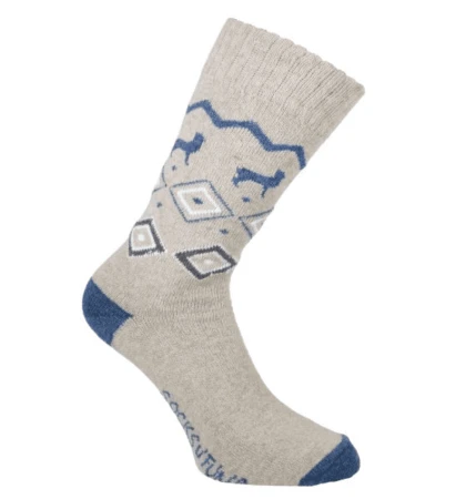 Skarpetki SOCKS 4 FUN z Wełną Beżowe