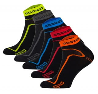 5-PAR Zestaw Stopek sportowych BIKE & RUN - Czarne