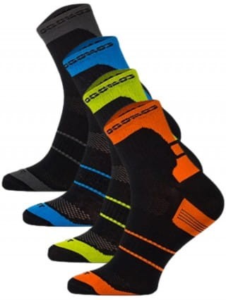 4-PAK Zestaw Zakostek sportowych BIKE & RUN - Czarne