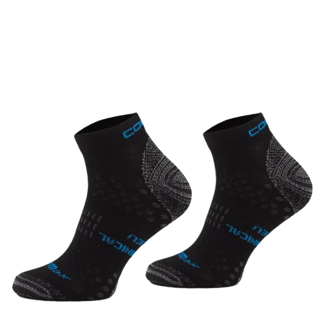 Skarpetki Biegowe Ultra Cienkie 65% COOLMAX Czarne