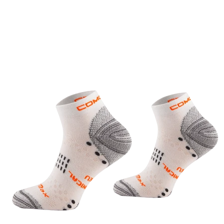 Skarpetki Biegowe Ultra Cienkie 65% COOLMAX Białe