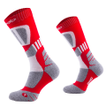 Skarpety trekingowe na Spacery i Wędrówki DRY-TEX  Czerwone