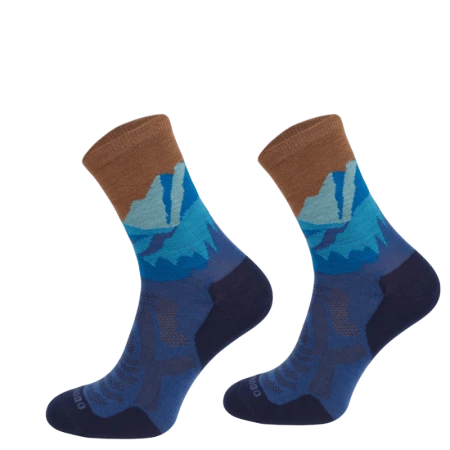 Skarpety Turystyczne Trekkingowe Merino - EVERYDAY Granat