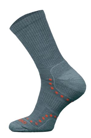 Skarpety Trekkingowe Premium 65% WEŁNA Alpaka + Merino Popiel