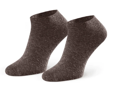 Skarpetki Lniane Steven Linen & Cotton Naturalne brąz