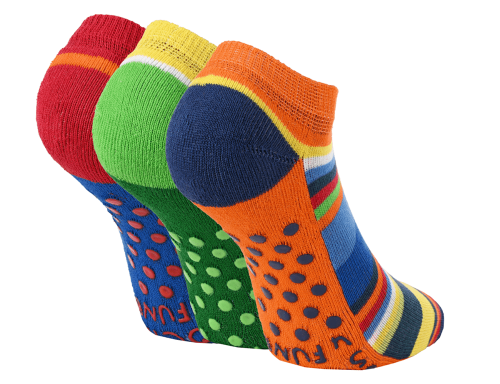 Stopki Śmieszne w Paski ABS - Silikon