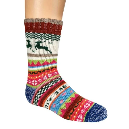 Skarpetki Wełniane Dziecięce SOCKS 4 FUN Kolorowe Ciepłe popiel_optimized.jpg