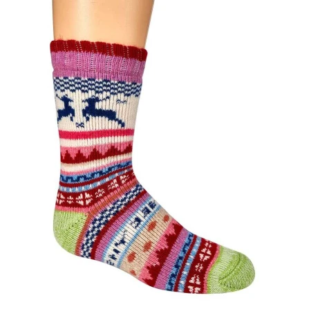Skarpetki Wełniane Dziecięce SOCKS 4 FUN Kolorowe Ciepłe czerwone_optimized.jpg