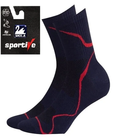 Skarpety Sportive AG+ z Frotą na Stopie 949- Granat.jpg