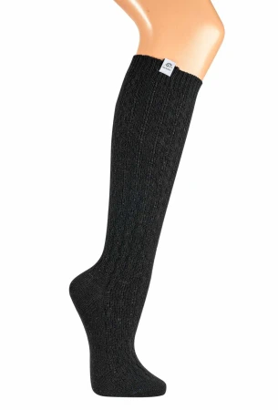 Podkolanówki damskie z Wełną Merino czarne_optimized.jpg