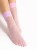 Skarpetki Wzorzyste La La Fiore Kwiaty Off White / Violet