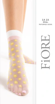 Skarpetki Wzorzyste La La Fiore Kwiaty