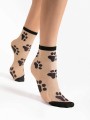 Skarpetki Wzorzyste Fiore Paw Paw Zwierzęce Łapki light---natural