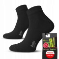 Skarpety Bambusowe Krótkie Zakostki Silver Protection czarne