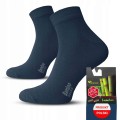 Skarpety Bambusowe Krótkie Zakostki Silver Protection granat