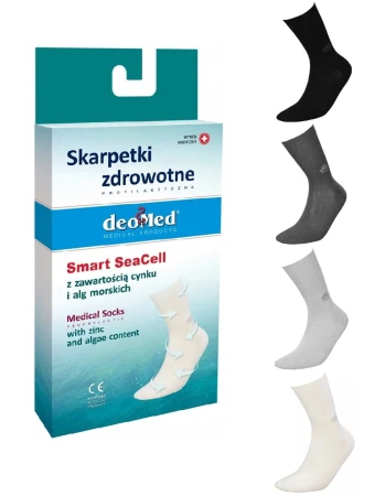 Skarpety Smart SeaCell z Cynkiem i Algami Morskimi DeoMed