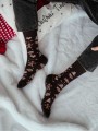 Skarpetki Męskie Świąteczne Milena Pierniki brąz