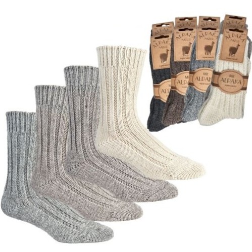 Skarpetki z Wełną Alpaki SOCKS 4 FUN Bardzo Ciepłe