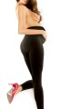 Legginsy Ciążowe Lores Premaman 90 DEN Wysoki Pas Kryjące