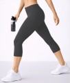 Legginsy Damskie Lores Capri Basic 2 Modne Kryjące 90 DEN Antracite.jpg