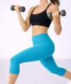 Legginsy Damskie Lores Capri Basic 2 Modne Kryjące 90 DEN Cobalto.jpg