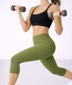 Legginsy Damskie Lores Capri Basic 2 Modne Kryjące 90 DEN Papaya.jpg