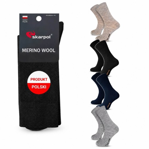 Przejdź do produktu Skarpety Wełna Merino 87% Skarpol Art.56