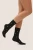 Skarpetki Damskie z Wełną Merino Gabriella GB005 w Kropki Ciepłe Black.webp