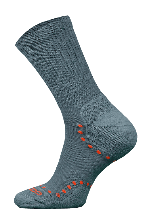 Skarpety Trekkingowe Premium 65% WEŁNA Alpaka + Merino Popiel